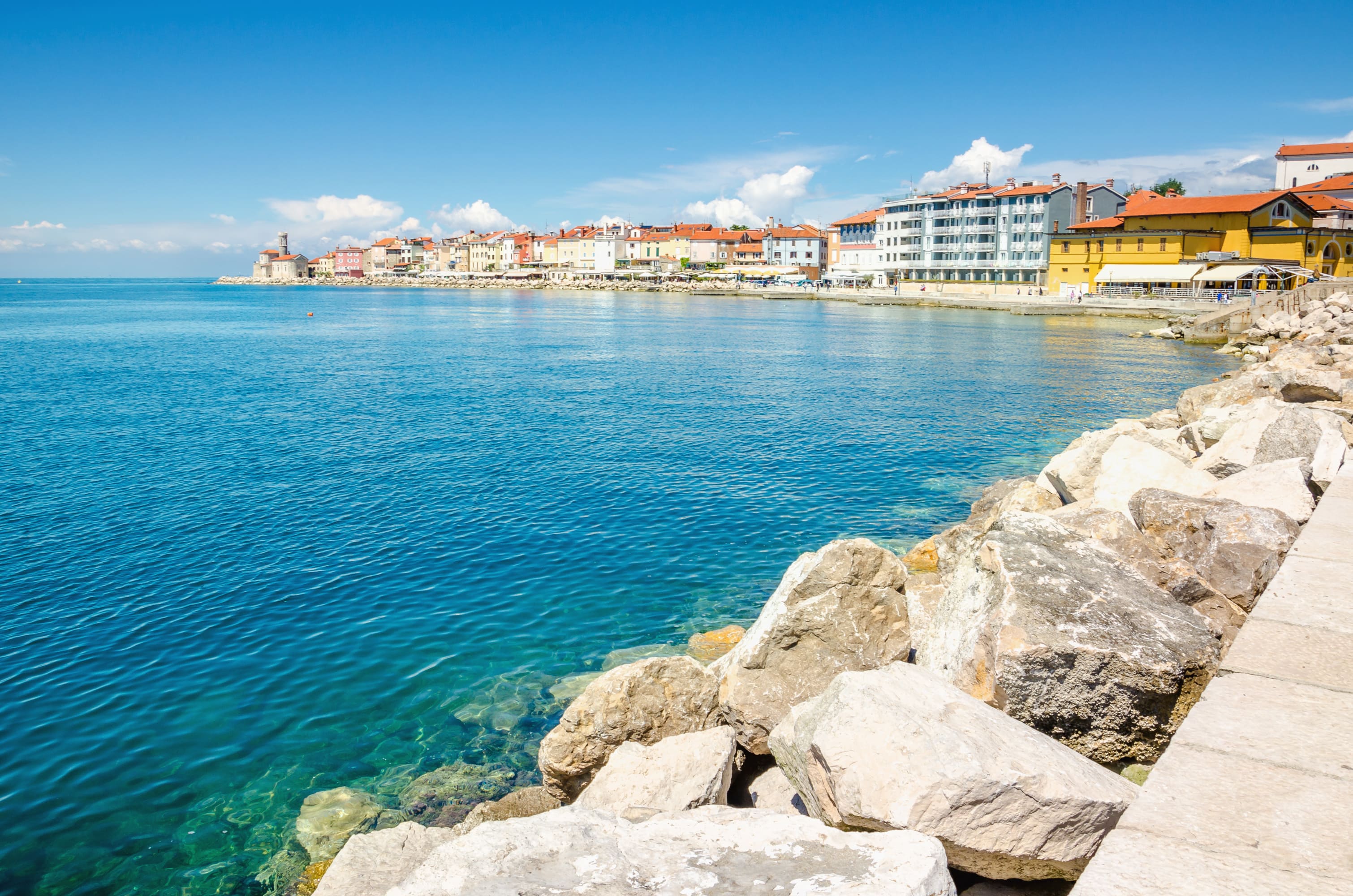 Stadtstrand Piran